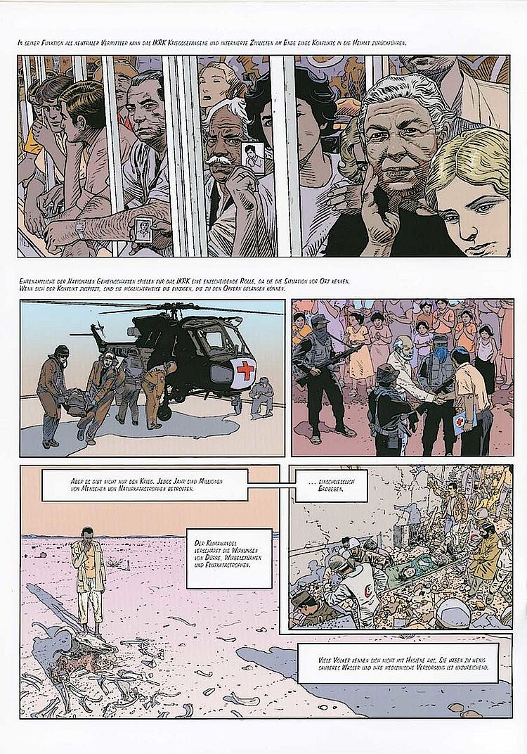 Comic "Die Geschichte einer Idee" - Über die Internationale Rotkreuzbewegung