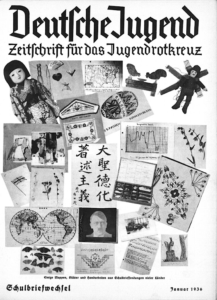 Nach der Machtübernahme nahmen die Nationalsozialisten Einfluss auf die Gestaltung der Zeitschriften des Roten Kreuzes (DRK)