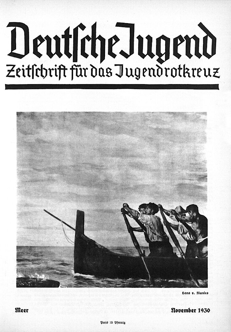 Titelblatt der Rotkreuzzeitschrift „Deutsche Jugend“ (DRK)