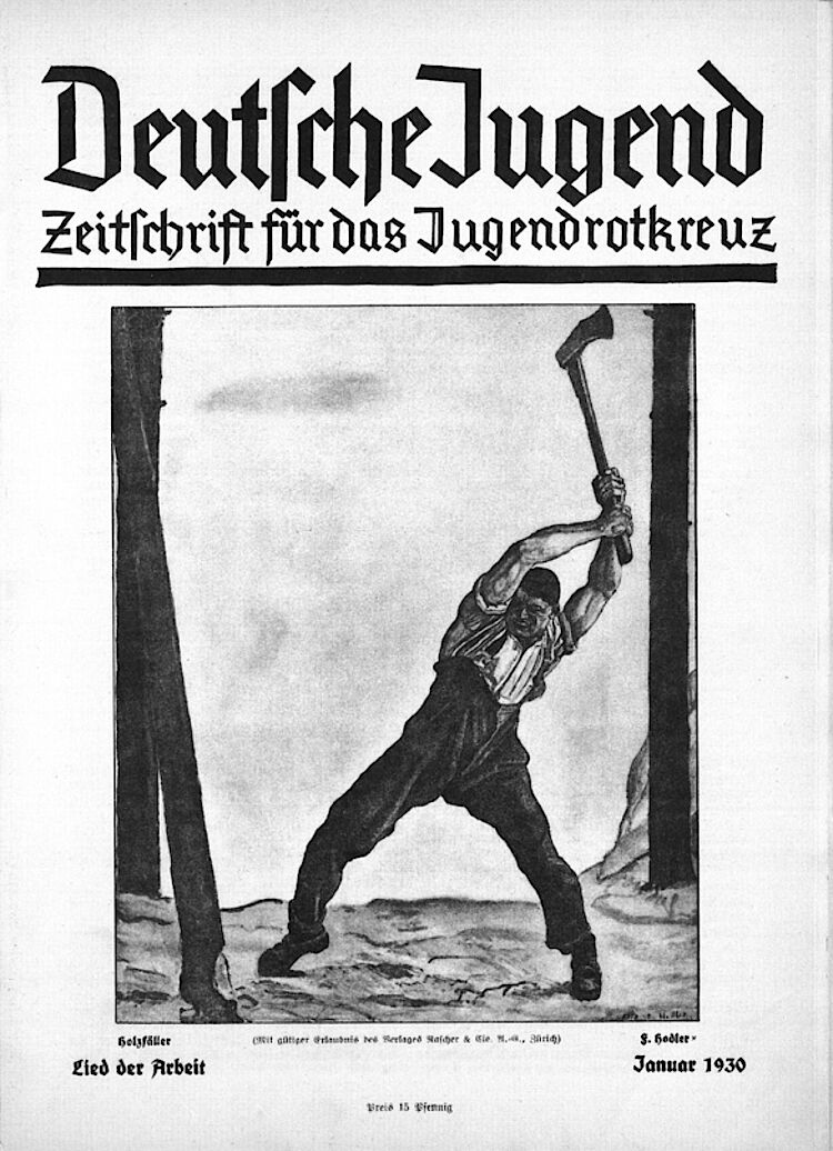 Titelblatt der Rotkreuzzeitschrift „Deutsche Jugend“ (DRK)