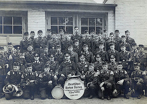 Spielmannszug der Sanitätskolonne im märkischen Trebbin, Rotkreuz-Museum Luckenwalde
