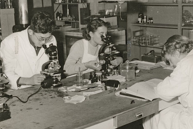 Südkorea, DRK-Krankenhaus in Pusan: Deutsche und koreanische Mitarbeiter untersuchen Trinkwasser auf Erreger