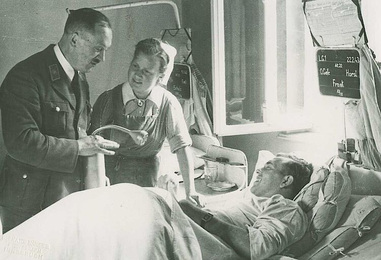 Aufnahme eines "Sprechenden Feldpostbriefes"