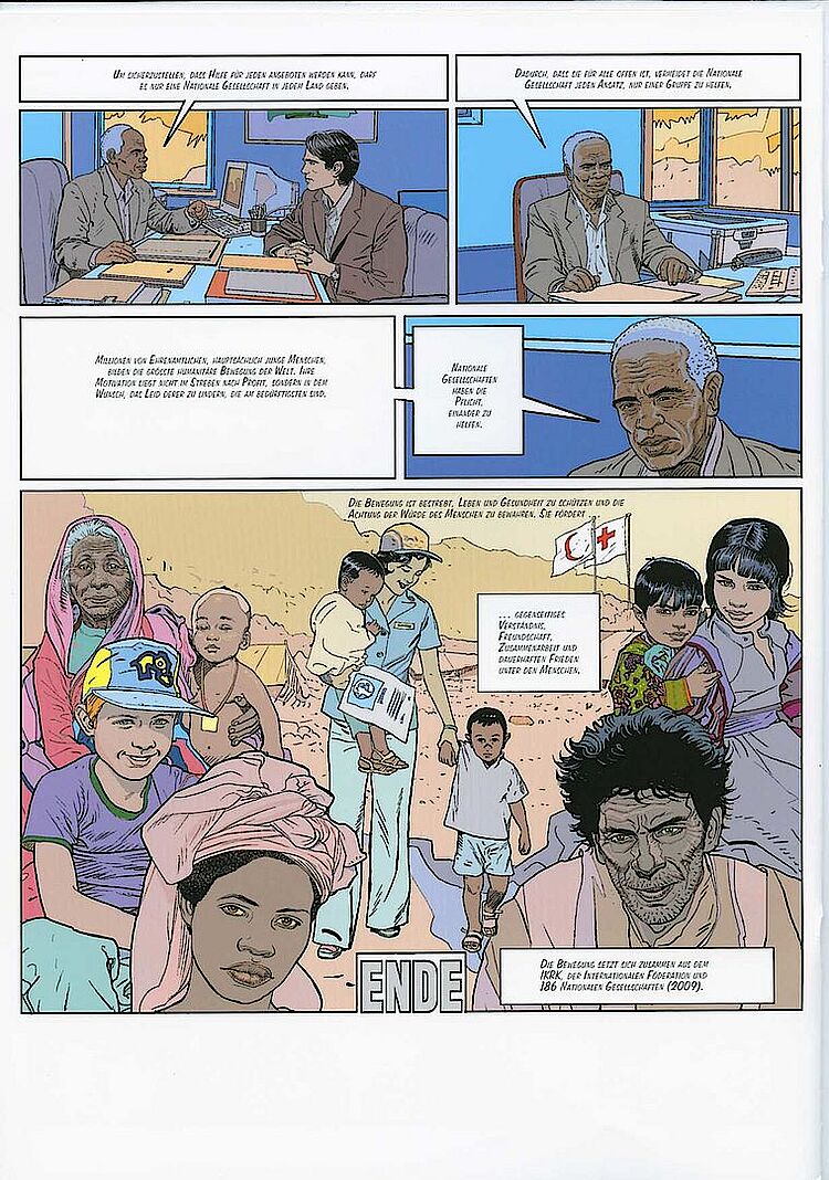 Comic "Die Geschichte einer Idee" - Über die Internationale Rotkreuzbewegung
