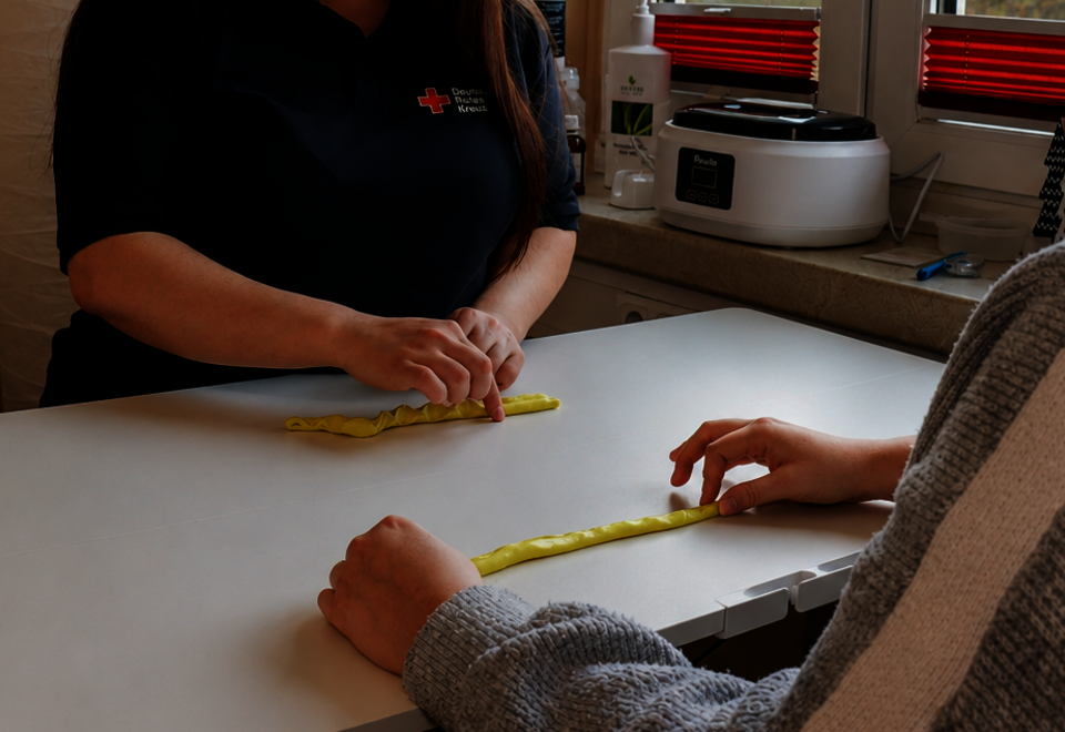 Behandlung Ergotherapie Knete
