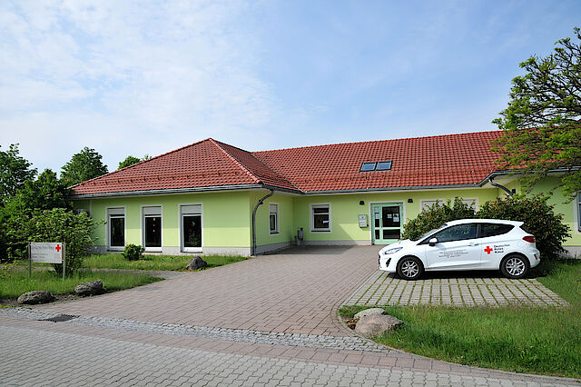Eingang der Sozialstation Thiendorf