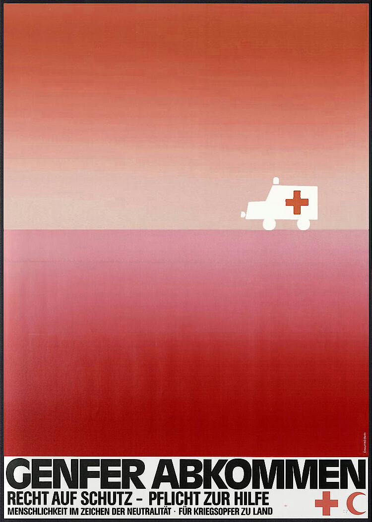 Plakatserie zu den Genfer Abkommen, 1981